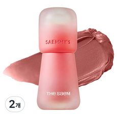 더샘 새미스 크레마 벨벳 틴트, 07 로즈번, 2개