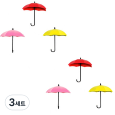 THE ZAKKA 彩虹雨傘雜物掛勾6件組, B款, 3套