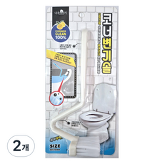 나무이야기 욕실청소 코너변기솔, 2개