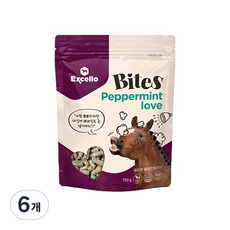 엑셀로 바이츠 말 과자 페퍼민트 러브, 6개, 750g