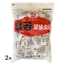 범아뽀빠이 설곰 양념소금 200p, 2개, 600g