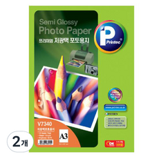Printec 高級低光澤相紙 251g V7340, A3, 40個