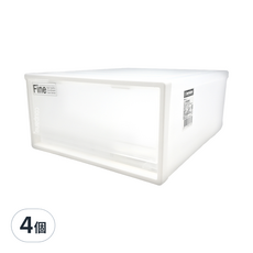 KEYWAY 聯府 簡約抽屜隔板整理箱, 4個