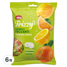 라이킹 프리즈 스파클링 캔디, 150g, 6개