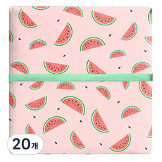 indi.k 甜蜜西瓜雙面包裝紙, 20個, 混合顏色