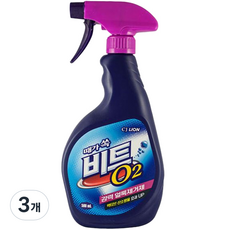 비트 O2 강력 얼룩제거제, 500ml, 3개