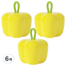 Ilsangsokbanzzak Flute 半永久可水洗除塵清潔滾輪 黃色, 6個