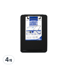 Magpia A4夾板文件盒, 黑色, 4個