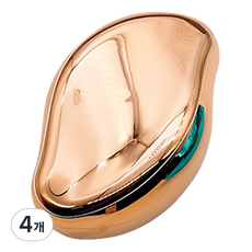 安伊家 石頭足部去角質器 金色 10cm, 68g, 4個, 1入