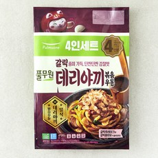 풀무원 갈릭 데리야끼 볶음 우동 4인분, 890g, 1개