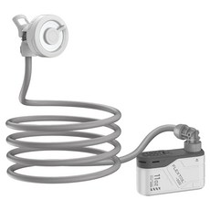 FLEXTAIL 魚尾 MAX SHOWER 電動淋浴器 620g, 白色 + 灰色, 1個