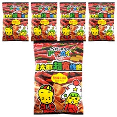 優雅食 星太郎 超寬條餅, 勁辣口味, 64g, 5包