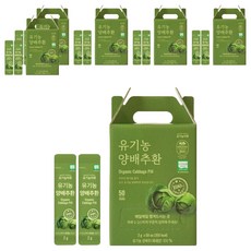 유기농마루 정품 유기농 양배추환 50p, 100g, 6개