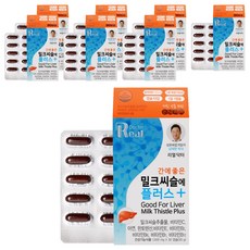 리얼닥터 간에 좋은 밀크씨슬에 플러스, 30정, 8개