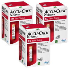 아큐첵 퍼포마 개인용 혈당검사지, 3개, 50개입