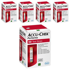 아큐첵 퍼포마 개인용 혈당검사지, 5개, 50개입