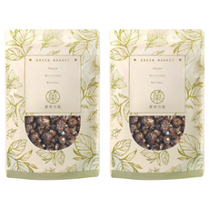 Green Market 菓青市集 可可爆薏仁 素食 臺灣製, 2包, 120g
