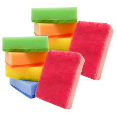 魔乾 海綿菜瓜布 不含砂質 快速起泡 透氣易乾 柔軟好握, 5個, 2組