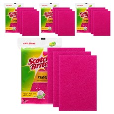 3M Scotch-Brite 百利 零刮痕多功能菜瓜布, 3入, 4包