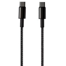 ADAM elements 亞果元素 USB-C-USB-C 充電傳輸線 CASA S120, 120cm, 黑色, 1條