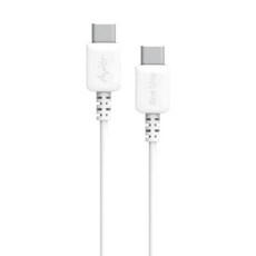 Avier One Step Terra USB-C to USB-C 環保快充傳輸線 3A 60W, 1.2m, 白色, 1條