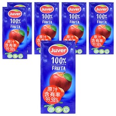 Juver 茱兒 蘋果汁 原汁含有率99.98% 無添加糖 健康美味首選, 1L, 6瓶