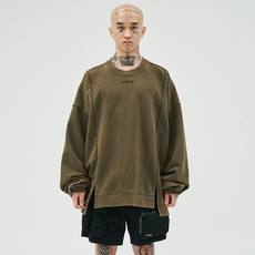 AJOBYAJO Twofold 寬版水洗大學T AJ242TP001KH