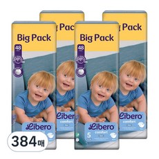 리베로 컴포트 밴드형 기저귀, 384매, 5단계