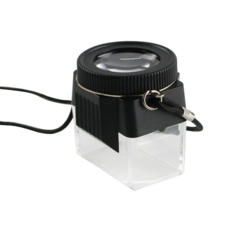 MEO 高倍率放大鏡 魯佩鏡 項鍊型, 黑色, 1個