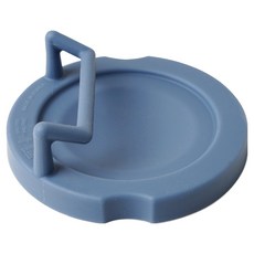 Siligarden 韓國製圓形矽膠湯勺架, 藍色, 1個