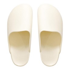 needco 飯店級EVA防滑包頭浴室拖鞋, 1雙, 奶油白色