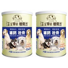 wow wow baby 汪汪寶貝 增骨力 含軟骨素與葡萄糖胺 添加8種維生素 犬貓適用, 關節保健, 2罐, 1入