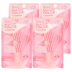 MENTHOLATUM 曼秀雷敦 台灣公司貨 粉漾變色潤唇膏, 蜜桃粉, 2g, 4件