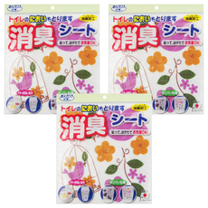 SANKO Okudake Kyuchaku 馬桶消臭貼 30 x 30 x 0.1cm 鳥籠樣, 3個, 30g