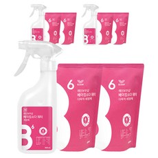 Rainbow Shop 小蘇打水多功能清潔劑 500ml + 補充裝 500ml x 2p, 3組