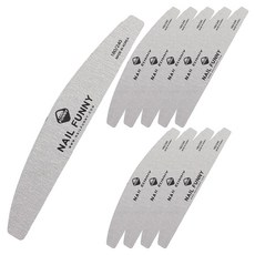 有趣的指甲護理斑馬文件 180/240, 混色, 10個