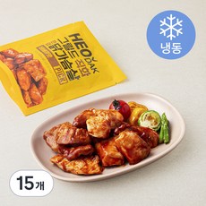 허닭 PICK 그릴드 직화 한입 닭가슴살 바베큐맛 (냉동), 100g, 1개입, 15개
