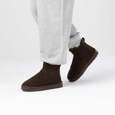 슈넬 여성용 스너그첼시 털 부츠