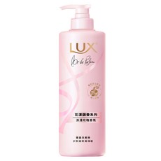 LUX 麗仕 花漾調香系列 豐盈洗髮精 浪漫法式玫瑰香氛，72小時持久香氛, 470g, 1瓶