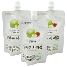 YEONDOOFARM 甘藍菜及蘋果汁, 100ml, 3個