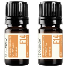 시나몬이오 아로마 에센셜 오일 E14, 시트로넬라, 10ml, 2개
