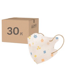 COMFIZ 康菲 嬰幼立體醫療口罩 0~18個月, 花花草草, 30片, 1盒