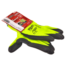 Milwaukee 美沃奇 台灣公司貨 2級防割手套 48-73-8921 M, 1雙, 螢光黃