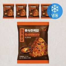 한끼통살 후식주먹밥 즉석떡볶이맛 (냉동), 100g, 5개