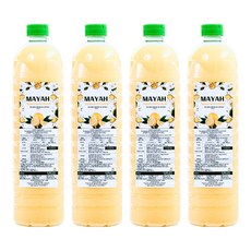 마야 NFC 착즙 레몬, 4개, 1L