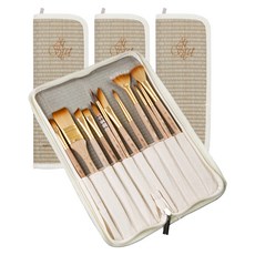 Art Secret 藝術家的秘密 2021水彩畫筆 12種+收納包組, 39.3mm, 4套