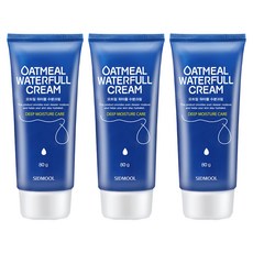 시드물 오트밀 워터풀 수분크림, 80g, 3개