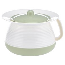 노인 소변통 요강 이동식 휴대용 변기, 1개, 그린