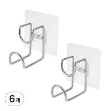 윈프라이스 NO피스 멀티 대야걸이 홀더, 투명, 6개