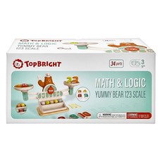 TOPBRIGHT 特寶兒 廚師小熊數學天秤遊戲組, 1組